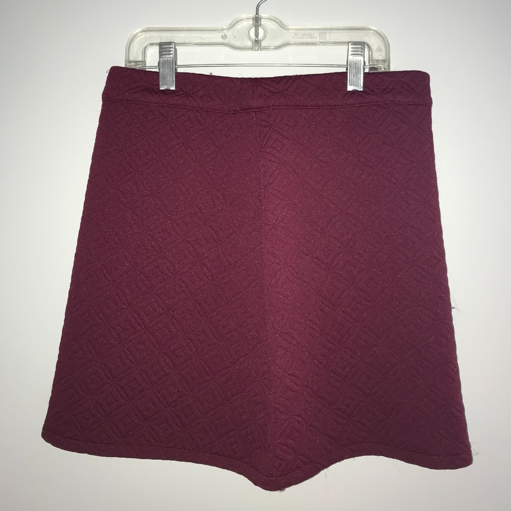 Maroon Skater Skirt